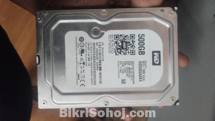 WD 500 GB HARDISK